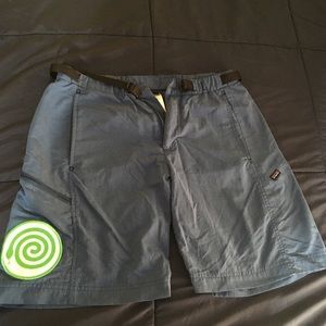 Patagonia hiking short w/ Vampire Weekend patch